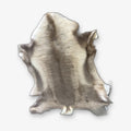 Caribou hide, hair side